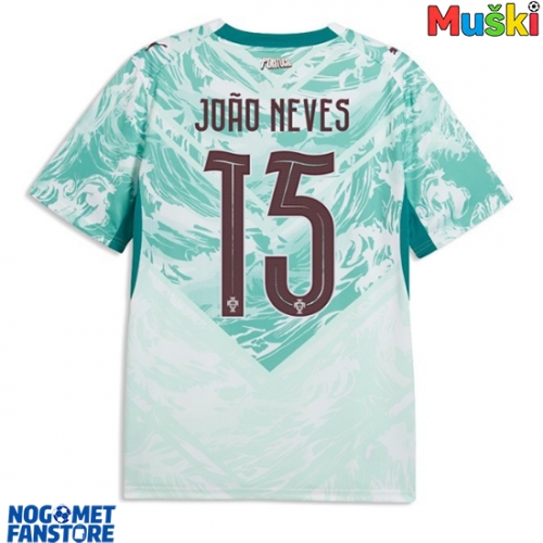 Portugal Joao Neves #15 Gostujuci Dres SP 2026 Kratak Rukav